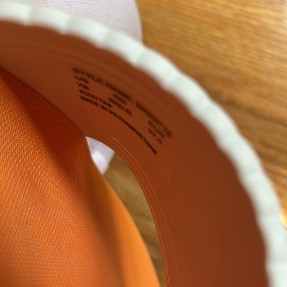 ♠️Kate Spade Brigitte Pool Slide, Sunset Blaze Orange - Picture 8 of 10